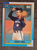 1990 Topps #494 Terry Puhl