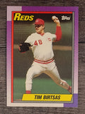 1990 Topps #687 Tim Birtsas