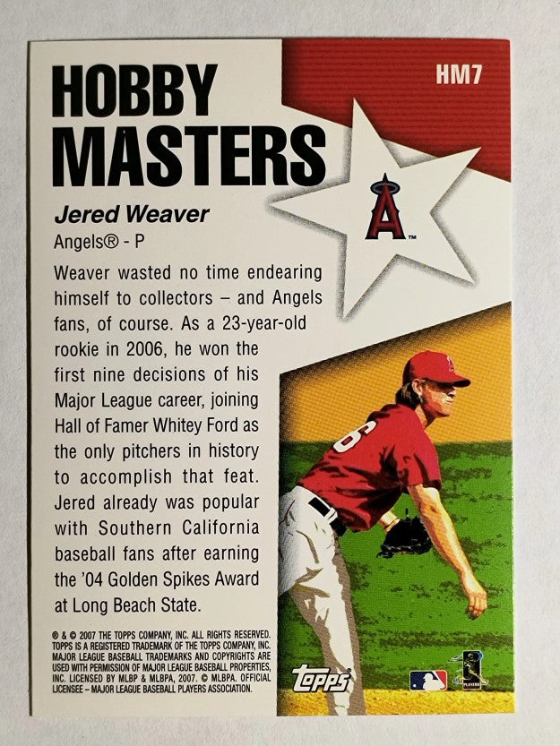 2007 Topps Hobby Masters #HM7 Jered Weaver