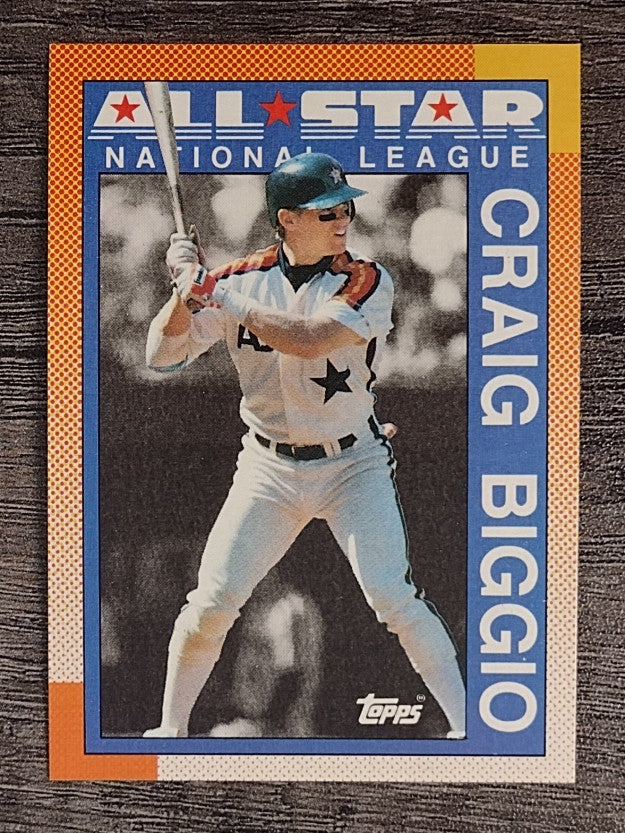 1990 Topps #404 Craig Biggio AS