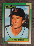 1990 Topps #753 Chris Speier