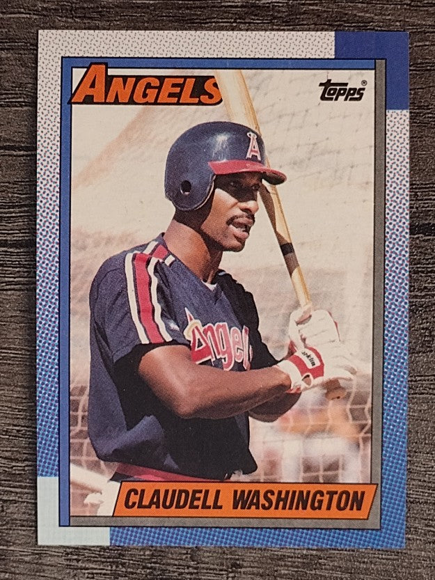 1990 Topps #705 Claudell Washington