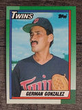 1990 Topps #266 German Gonzalez