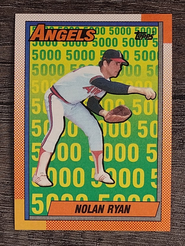 1990 Topps #3 Nolan Ryan Angels
