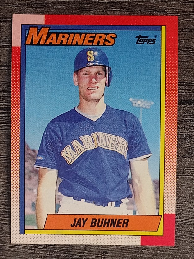 1990 Topps #554 Jay Buhner