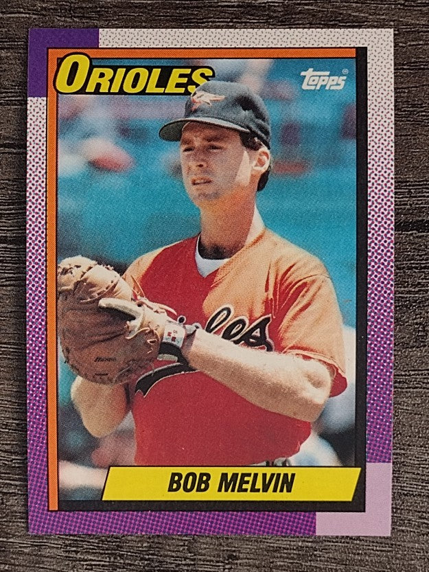 1990 Topps #626 Bob Melvin