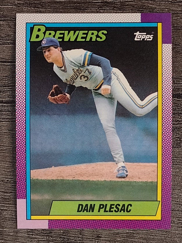 1990 Topps #490 Dan Plesac