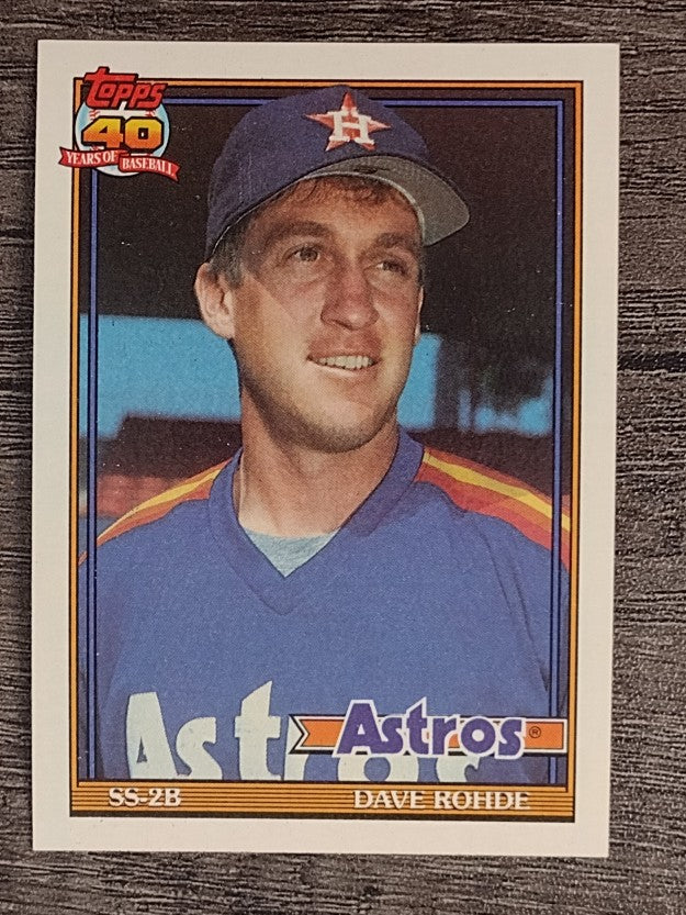 1991 Topps #531 Dave Rohde