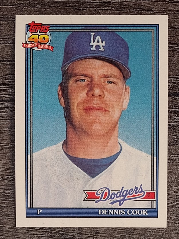 1991 Topps #467 Dennis Cook
