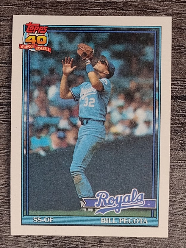 1991 Topps #754 Bill Pecota