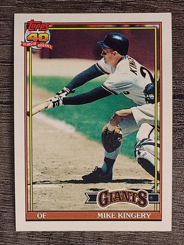 1991 Topps #657 Mike Kingery