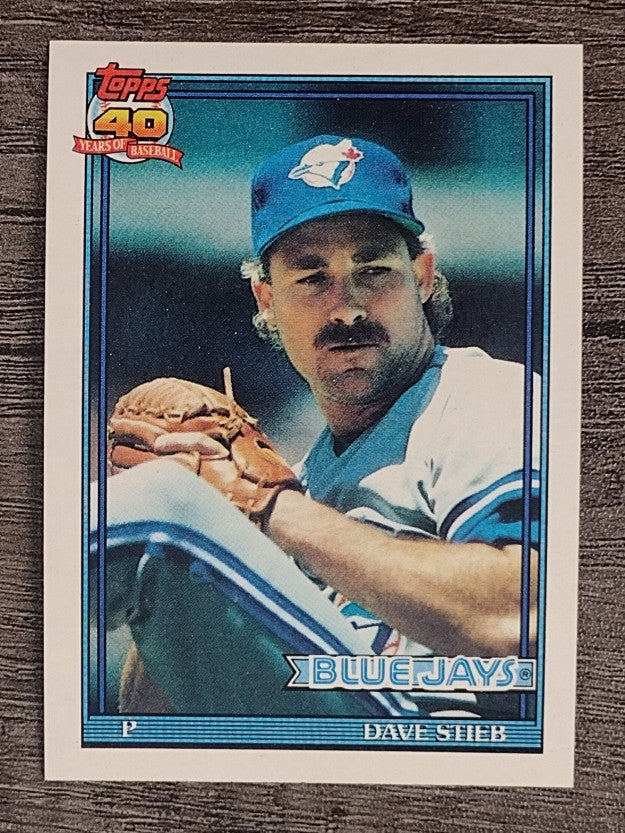 1991 Topps #460 Dave Stieb