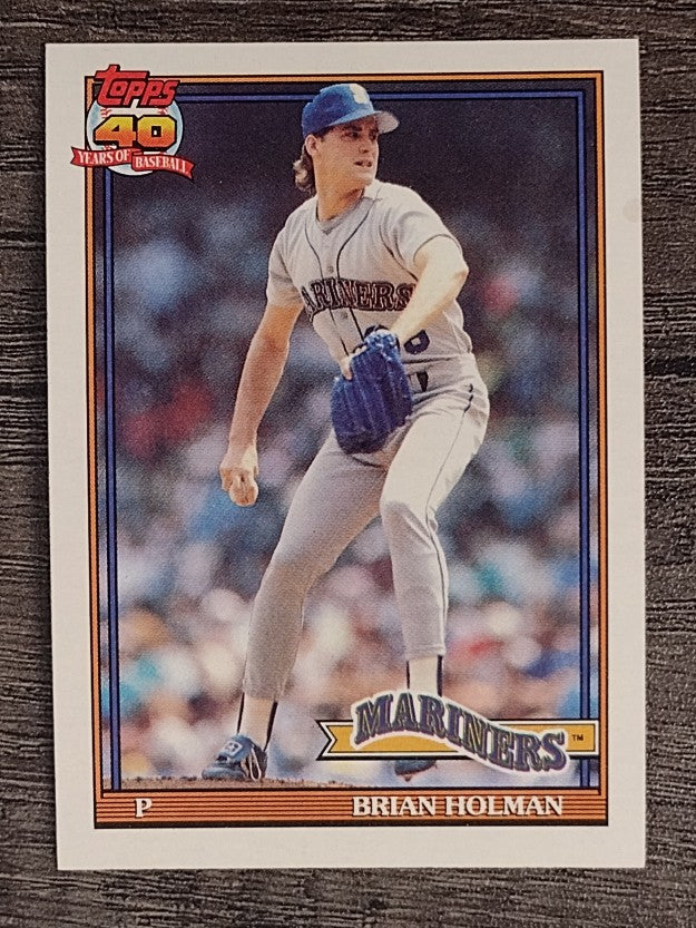 1991 Topps #458 Brian Holman