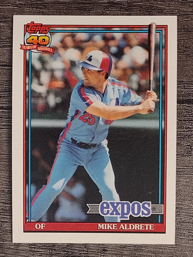 1991 Topps #483 Mike Aldrete