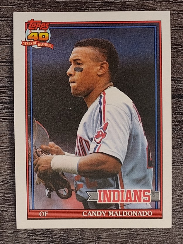 1991 Topps #723 Candy Maldonado