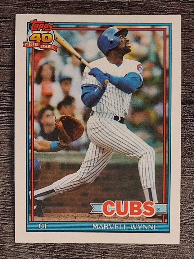 1991 Topps #714 Marvell Wynne