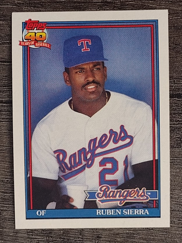 1991 Topps #535 Ruben Sierra