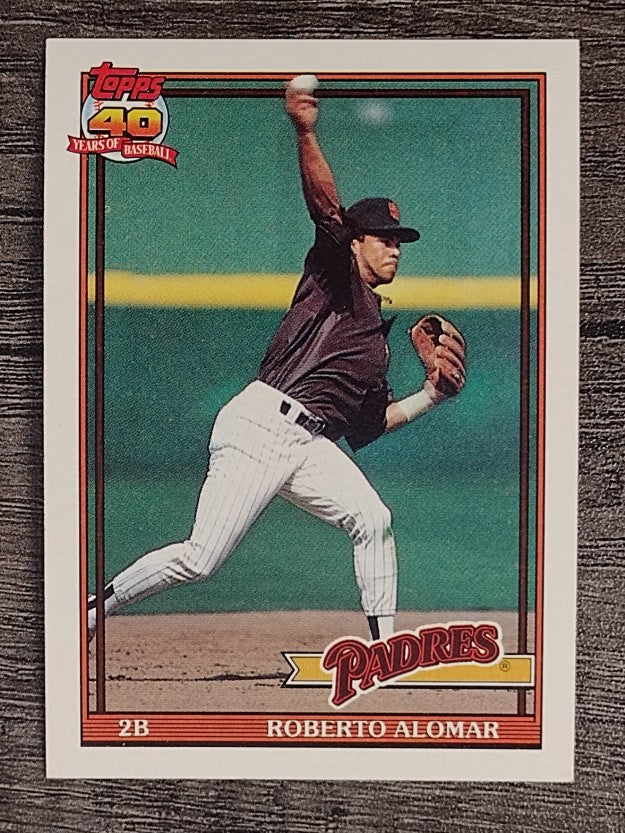 1991 Topps #315 Roberto Alomar