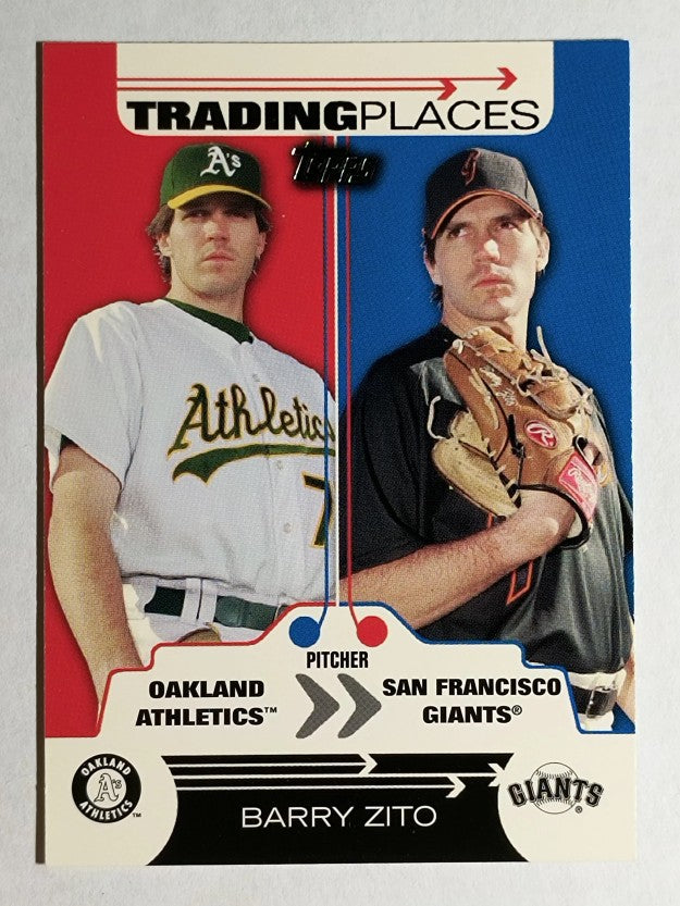 2007 Topps Trading Places #TP10 Barry Zito