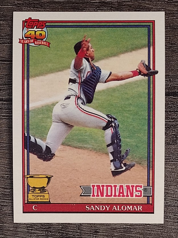 1991 Topps #165 Sandy Alomar Jr.