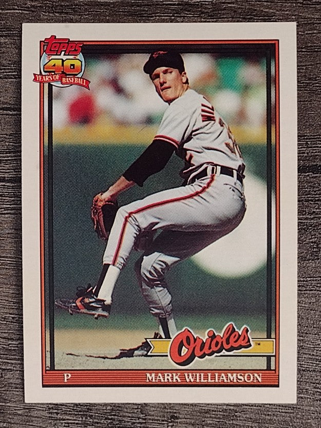 1991 Topps #296 Mark Williamson