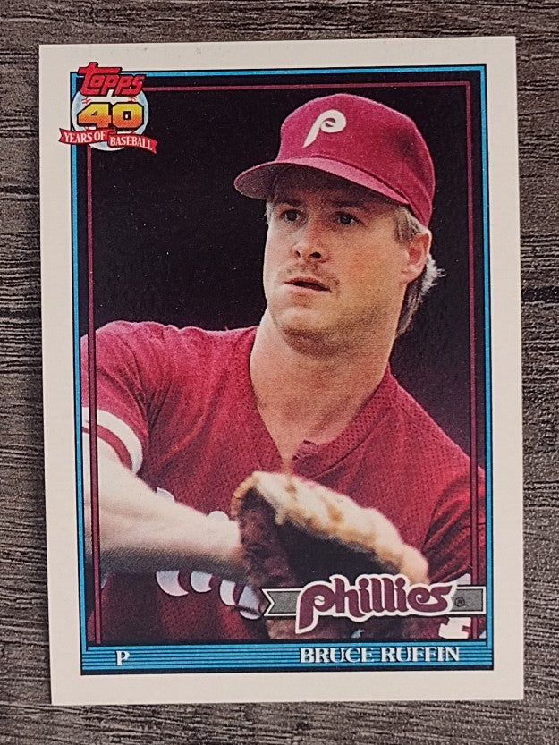 1991 Topps #637 Bruce Ruffin