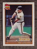 1991 Topps #665 Mike LaValliere
