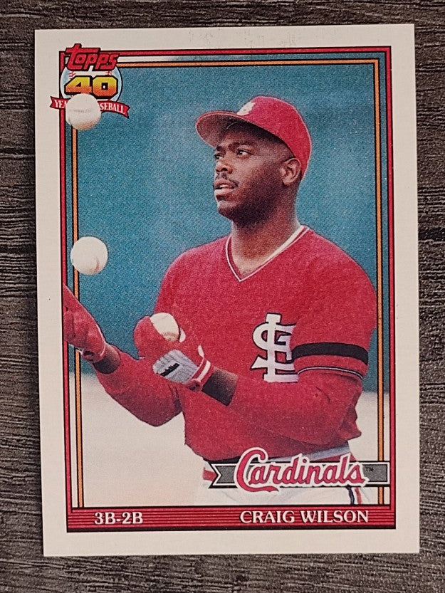 1991 Topps #566 Craig Wilson RC