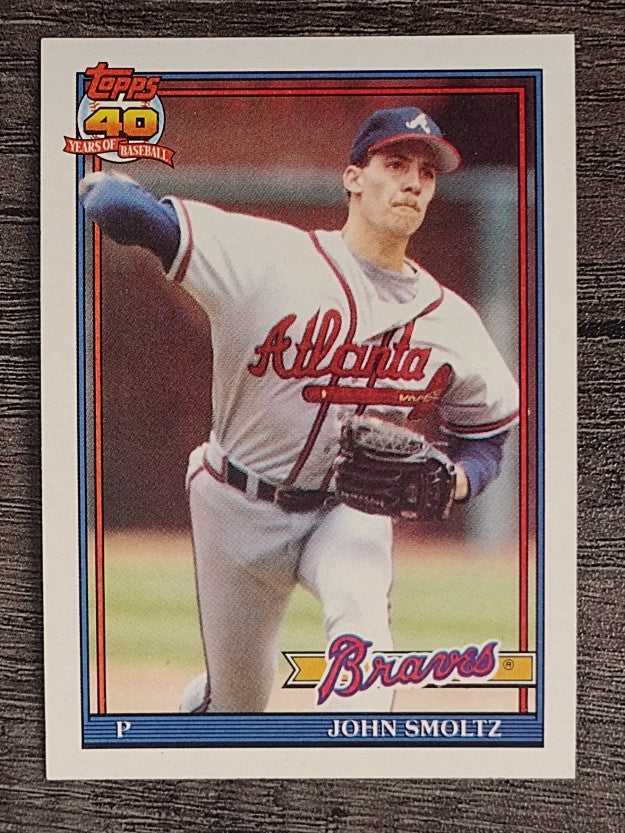 1991 Topps #157 John Smoltz