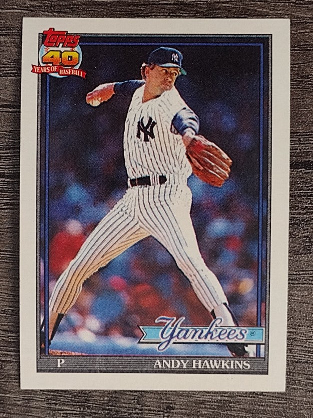 1991 Topps #635 Andy Hawkins