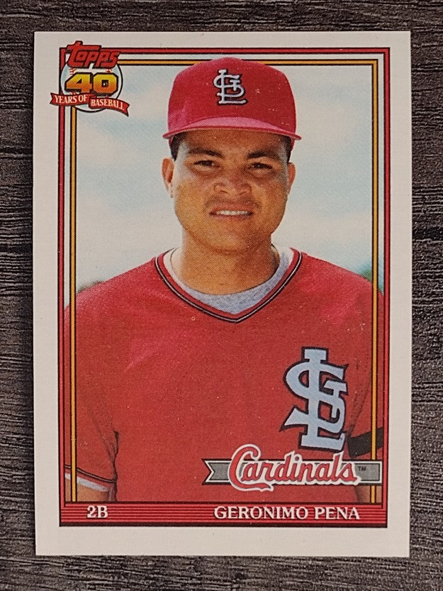 1991 Topps #636 Geronimo Pena