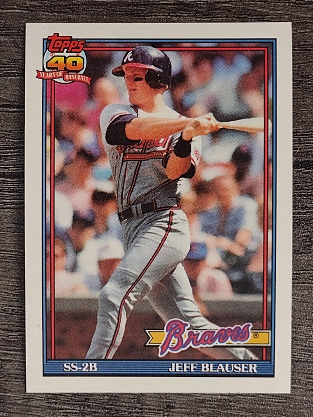 1991 Topps #623 Jeff Blauser