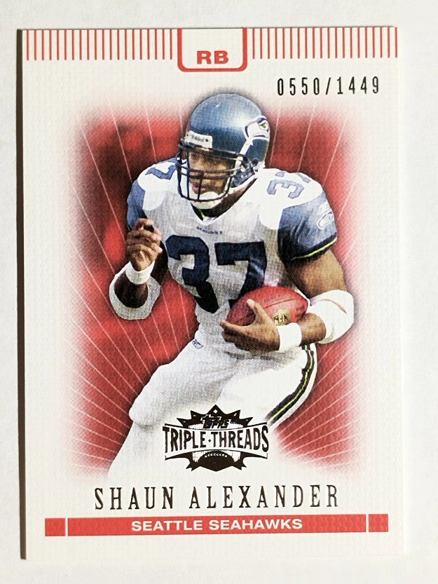 2007 Topps Triple Threads #28 Shaun Alexander