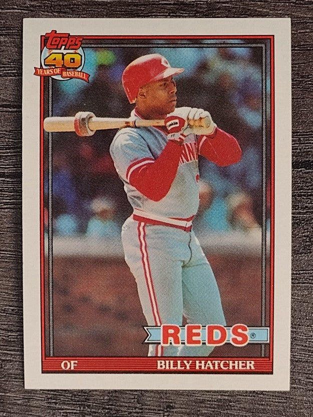 1991 Topps #604 Billy Hatcher