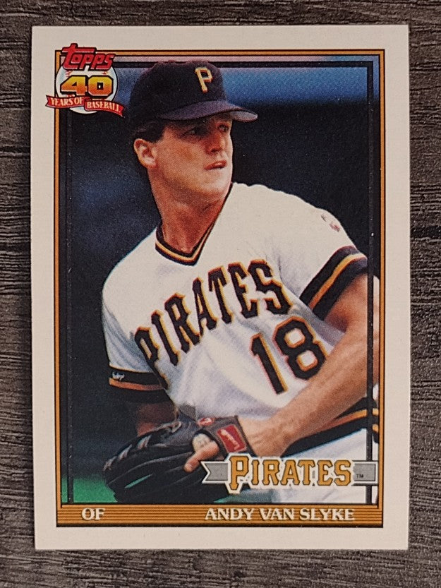 1991 Topps #425 Andy Van Slyke
