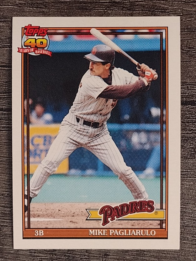 1991 Topps #547 Mike Pagliarulo