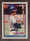 1991 Topps #139 Jeff Treadway