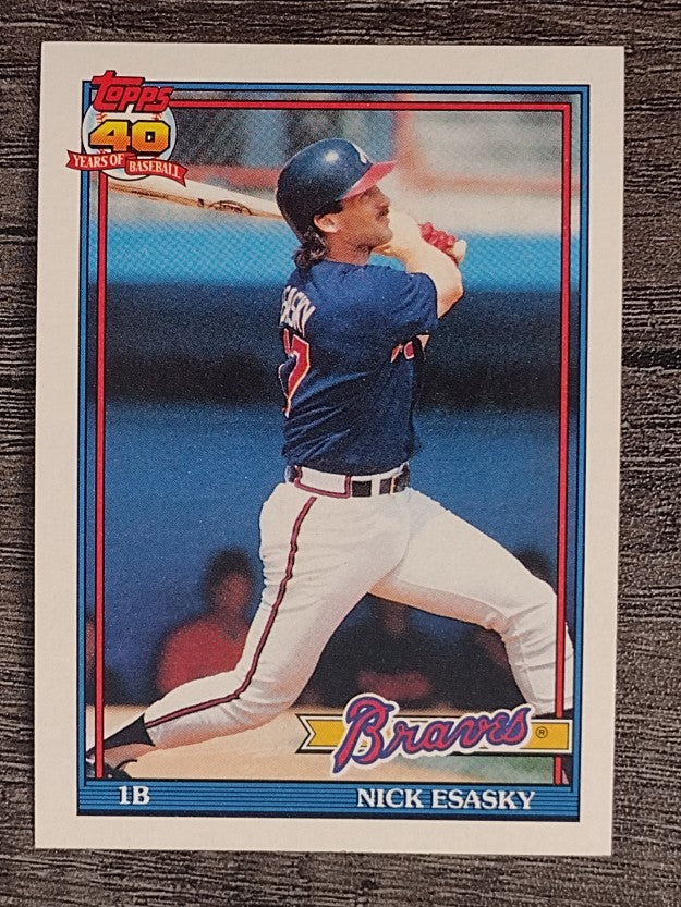 1991 Topps #418 Nick Esasky