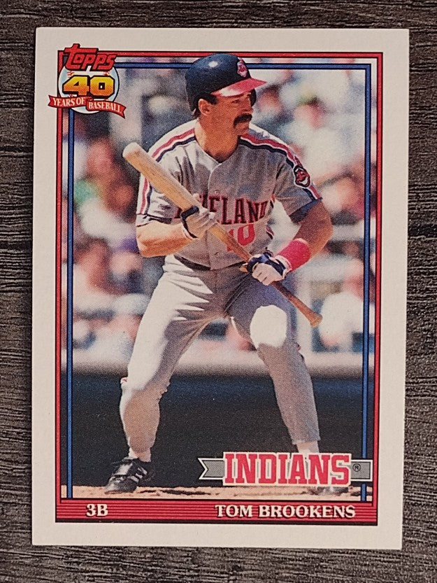 1991 Topps #268 Tom Brookens