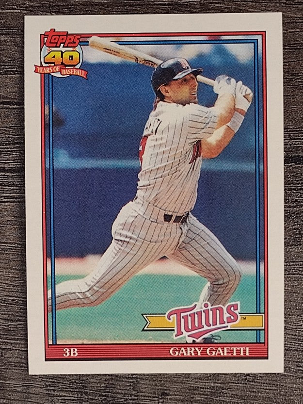 1991 Topps #430 Gary Gaetti