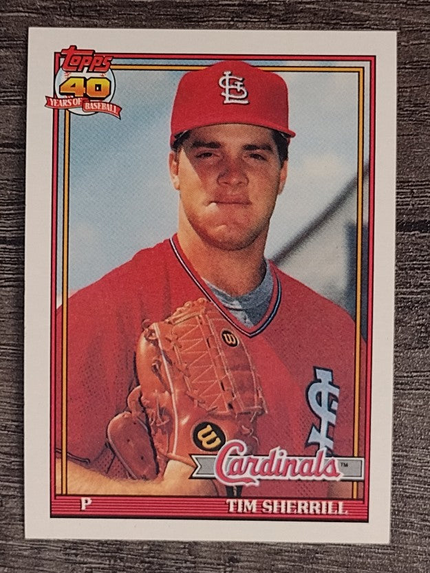1991 Topps #769 Tim Sherrill