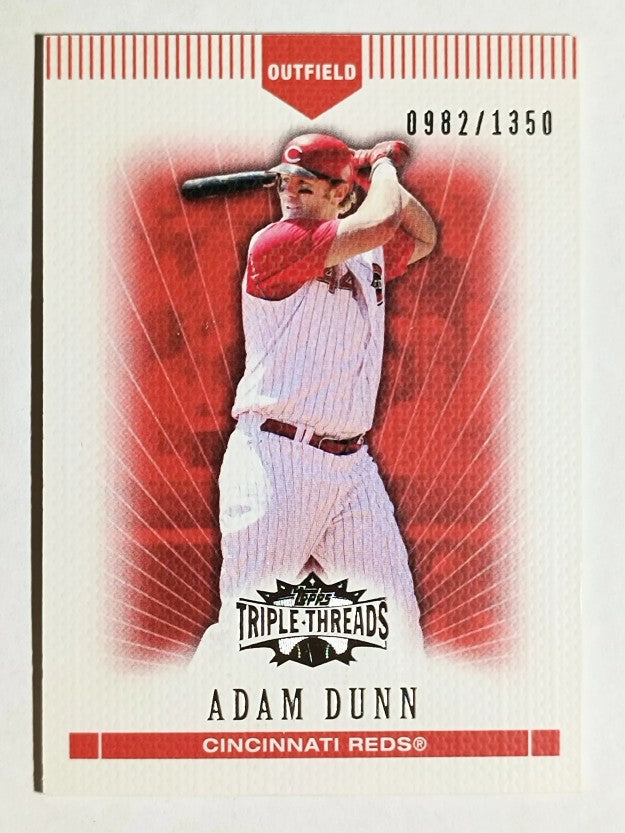 2007 Topps Triple Threads #8 Adam Dunn