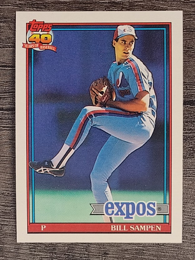1991 Topps #649 Bill Sampen