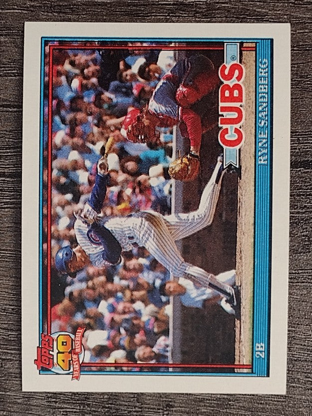 1991 Topps #740 Ryne Sandberg