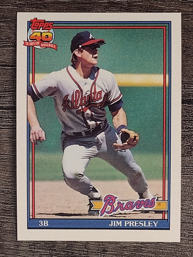 1991 Topps #643 Jim Presley