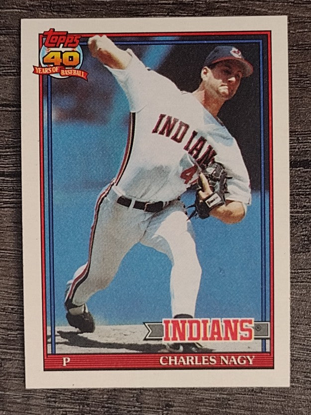 1991 Topps #466 Charles Nagy