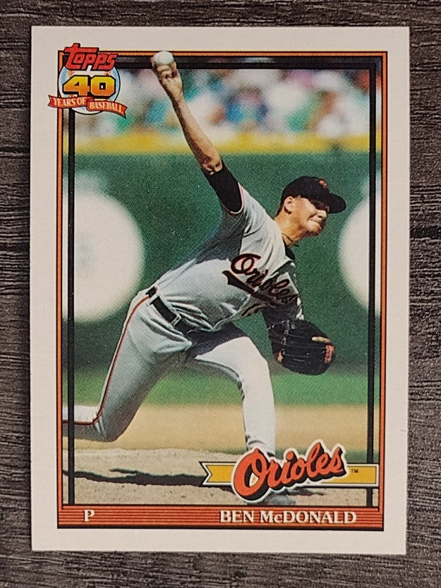 1991 Topps #497 Ben McDonald