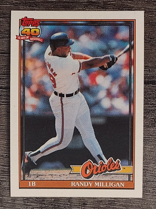 1991 Topps #416 Randy Milligan