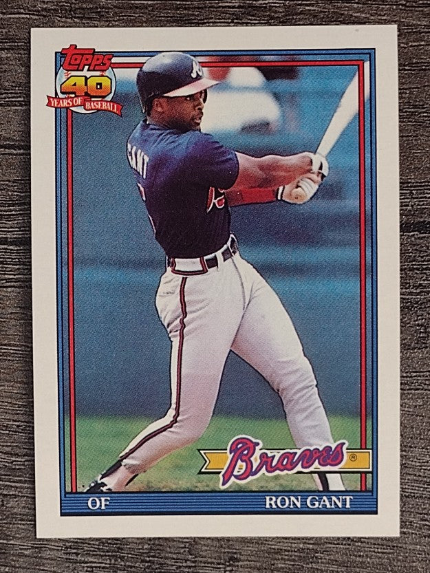 1991 Topps #725 Ron Gant