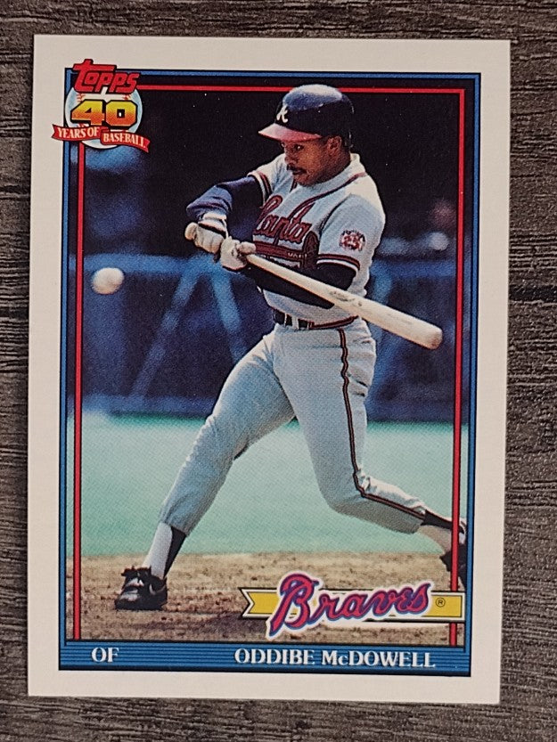 1991 Topps #533 Oddibe McDowell